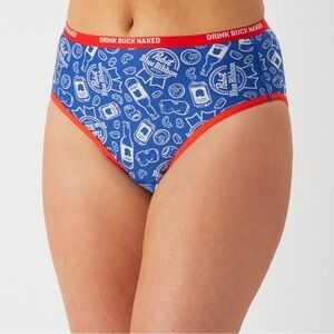DULUTH | S | Buck Naked Floral Botanical Leaf Pig July Fourth Fireworks Briefs